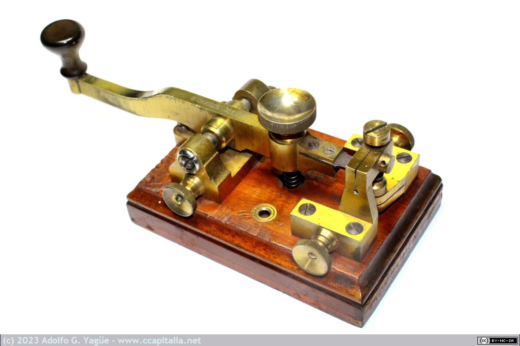 1760 - Manipulador telegráfico de código morse L.M. Ericsson (2), 1880