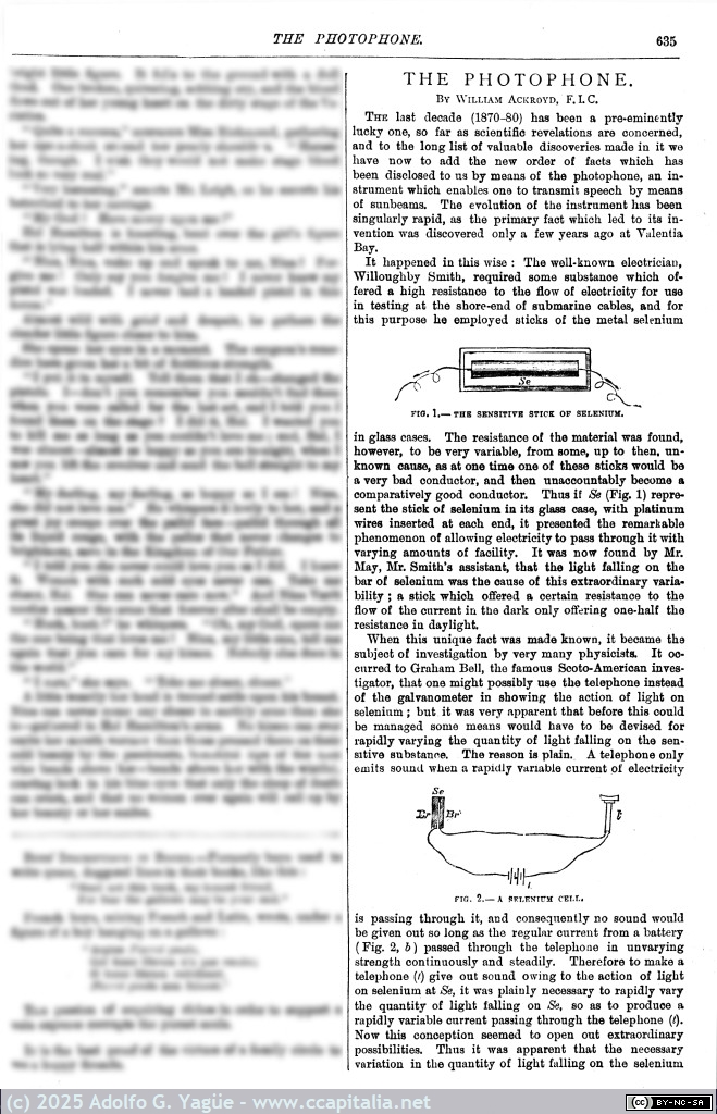1962 - The Photophone (1), 1881