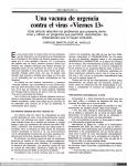 1971 - Una vacuna de urgencia contra el virus Viernes 13. Enrique Martín y José M. Algulo. REDE (1), 1989