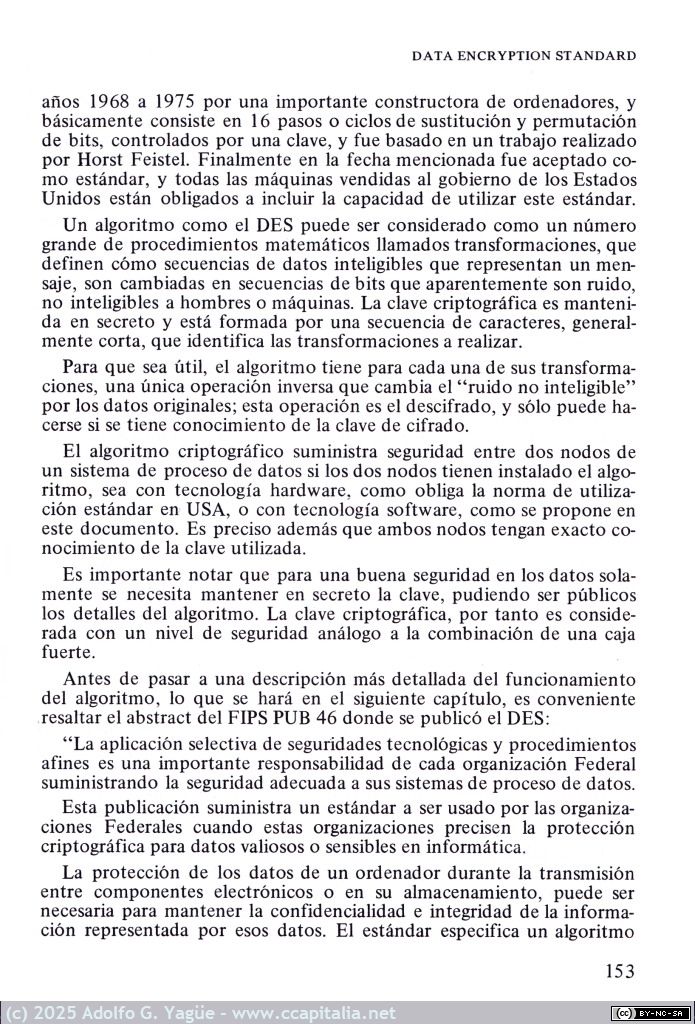 1992 - Protección de la Información. Diseño de criptosistemas informáticos. Amador Rodríguez Prieto (5), 1985