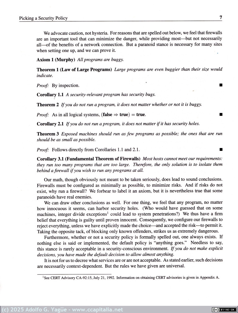 1503 - Firewalls and Internet Security. Repelling the Willy Hacker. William R. Cheswick y Steven M. Bellovin. AT&T (6), 1994