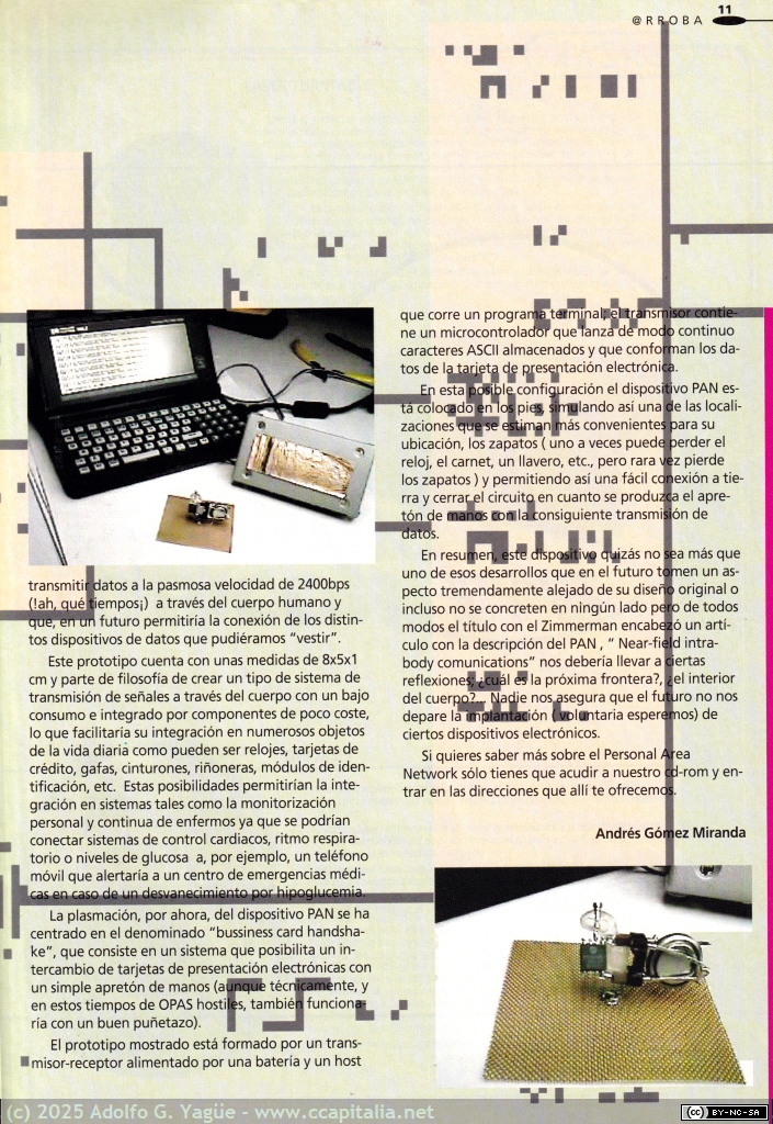 1974 - @RROBA número 1. Revista de usuarios de Internet especializada en hacking, cracking, malware, etc (5), 1997