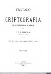 1982 - Tratado de criptografía con aplicación especial al Ejercito. Joaquín García Carmona (2), 1894