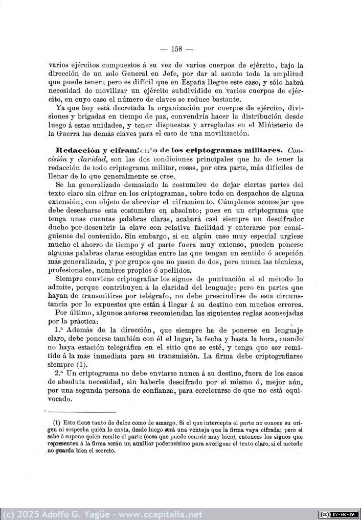 1982 - Tratado de criptografía con aplicación especial al Ejercito. Joaquín García Carmona (10), 1894