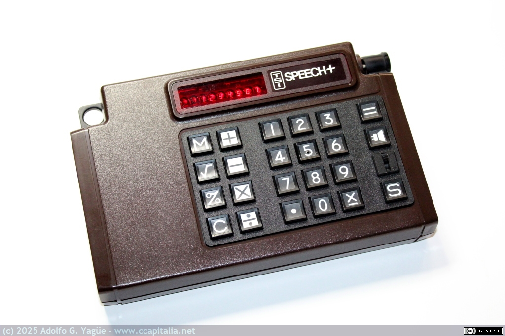 1970 - SPEECH+ de Telesensory Systems Inc (TSI). Calculadora con voz para invidentes (1), 1975