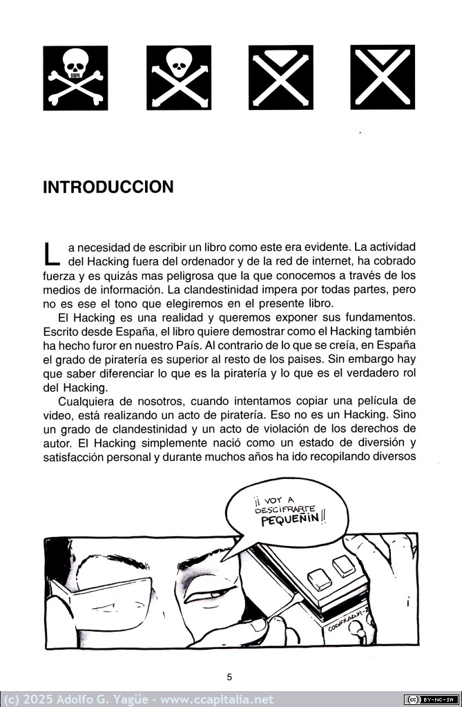 1820 - Hackers, piratas tecnológicos (Sistemas de Codificación). Claudio Hernández (2), 1998