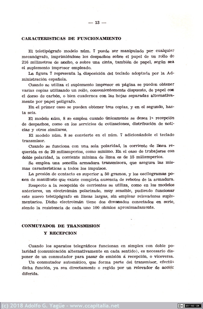 784 - Teletipógrafo Creed mod. 7 y 8 (9), 1935