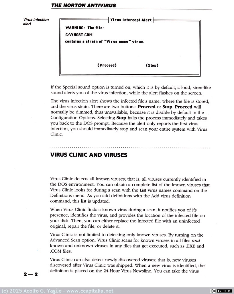 1617 - Manual de usuario The Norton Antivirus v.1.0 (2), 1990