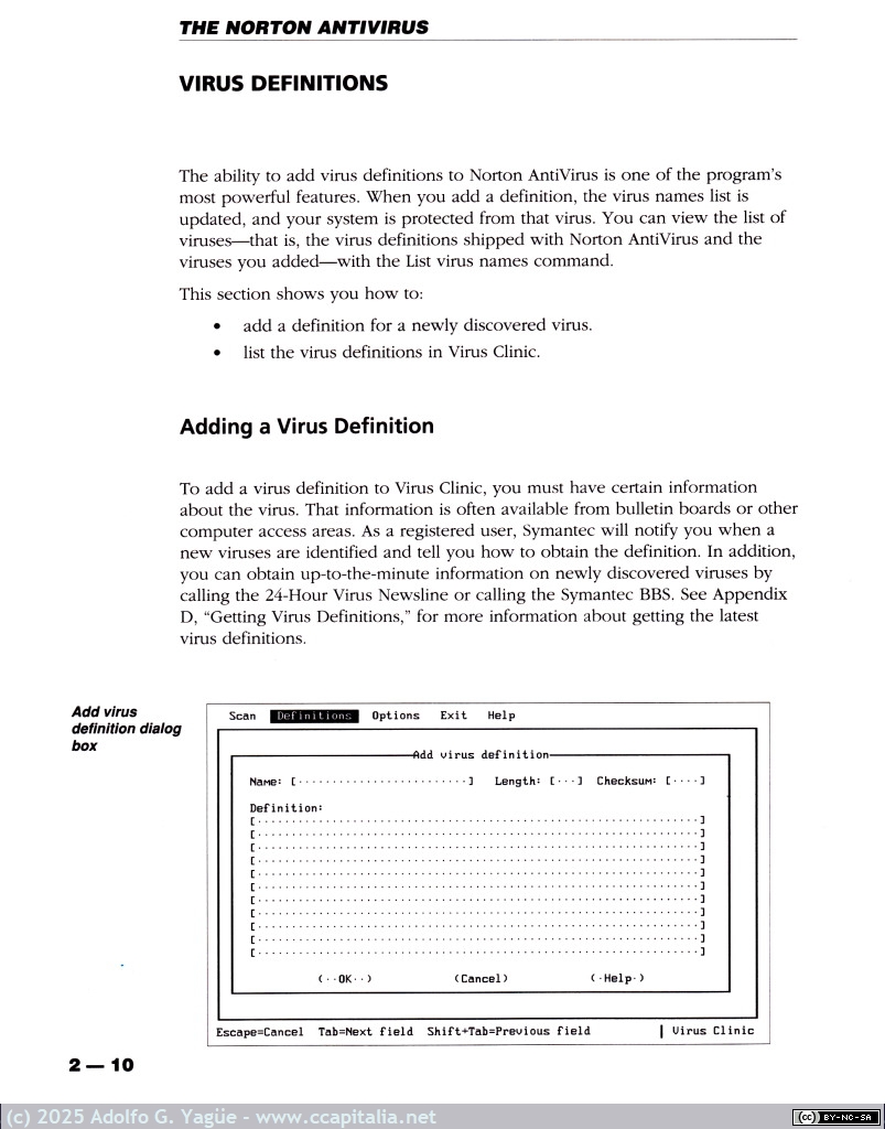1617 - Manual de usuario The Norton Antivirus v.1.0 (5), 1990