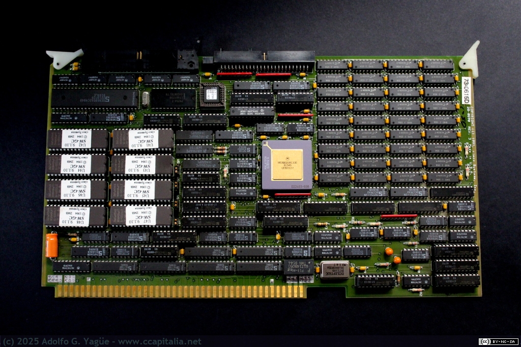 2007 - CSC/3 Processor System v 9.1.10. CPU routing  AGS, MGS y CGS. Multibus, 68020 y EPROMs para cambio de versión (2), 1991