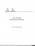 2008 - Cisco Systems. Field Service Manual ...the science of networking networks (2), 1989
