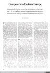 2013 - Computers in Eastern Europe. Ivan Berenyi. Scientific American. Octubre (1), 1970