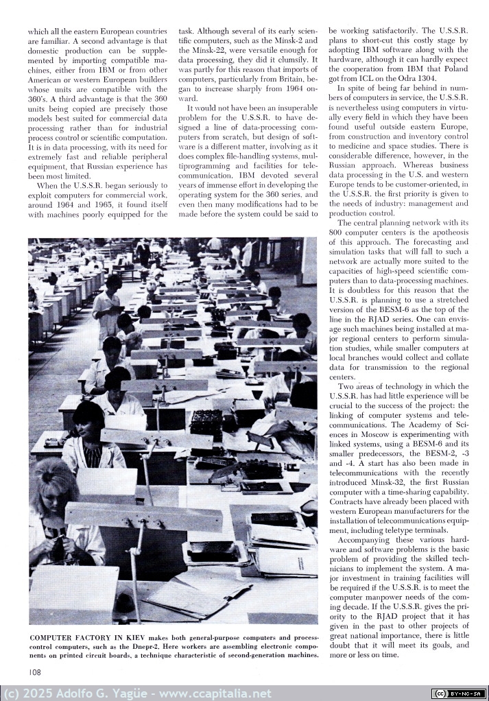 2013 - Computers in Eastern Europe. Ivan Berenyi. Scientific American. Octubre (7), 1970