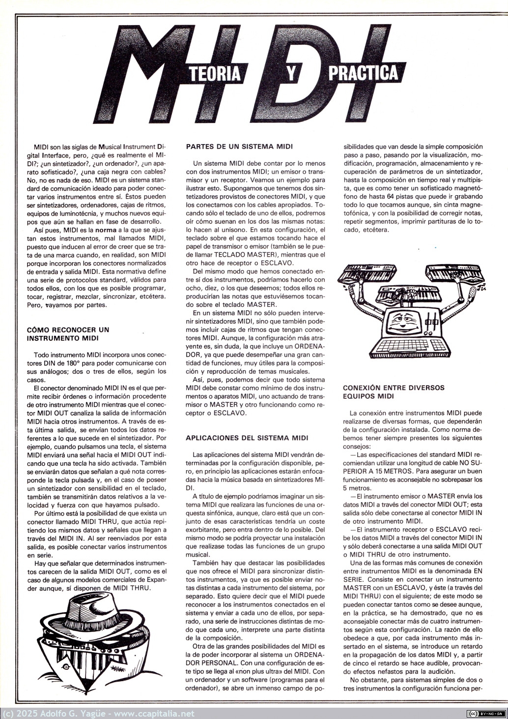 2018 - Música y Tecnología. MIDI, teoría y práctica. Tono Esteve (5), 1986