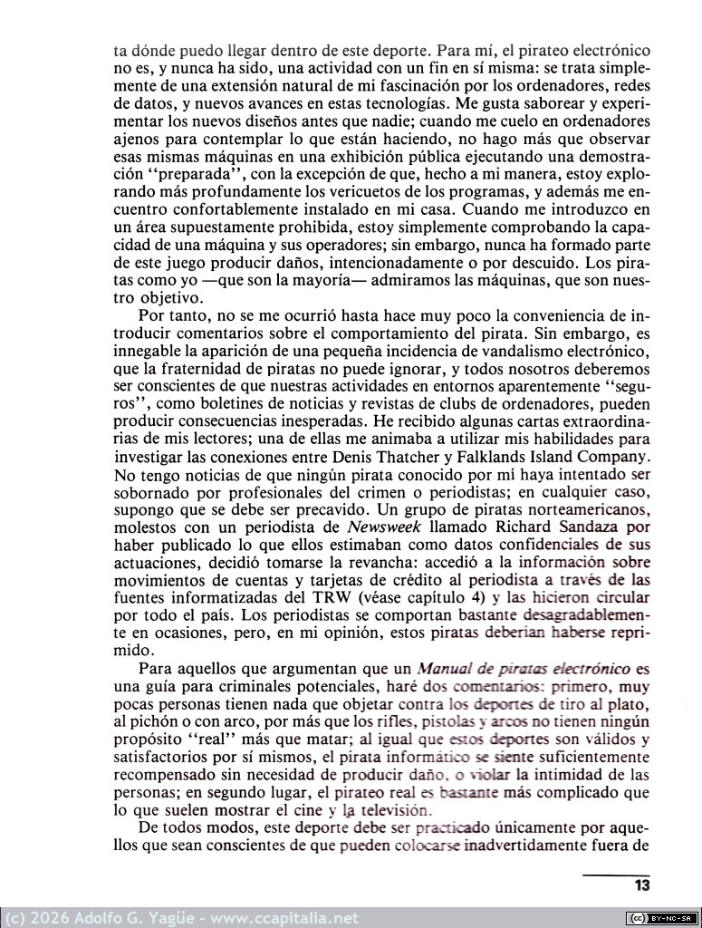 1780 - Piratas Informáticos. Manual del Hacker. Hugo Cornwall (8), 1985