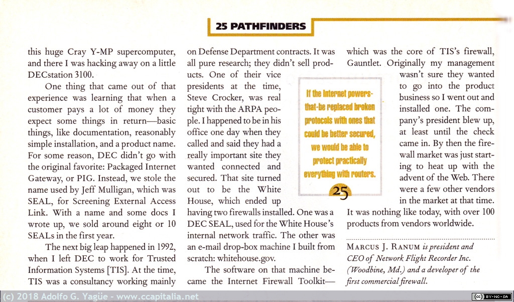 888 - Pathfinders & Pioners. Marcus J. Ranun. Data Communications (2), 1997