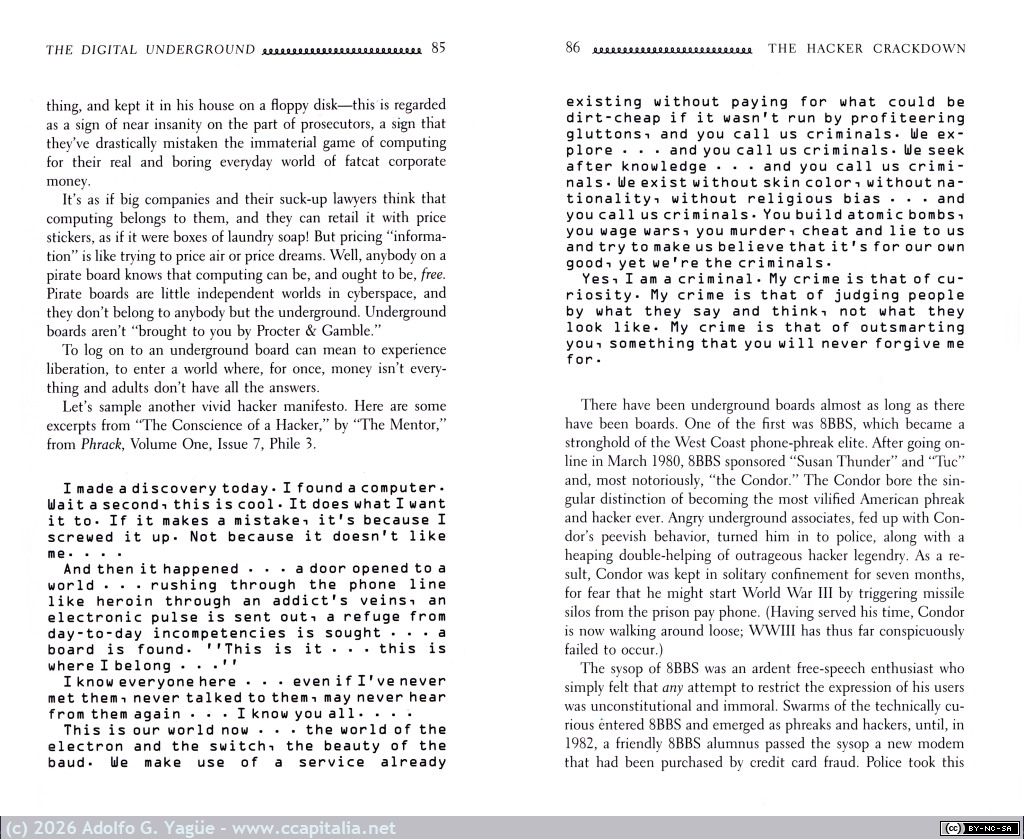 1990 - The Hacker Crackdown. Bruce Sterling (4), 1992