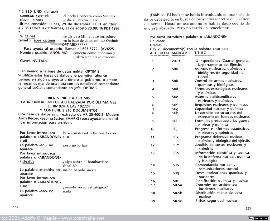 1991 - El huevo del cuco (edición en castellano). Clifford Stoll (4), 1990