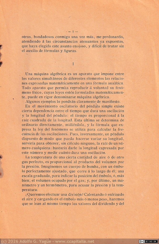 1671 - Discurso de Leonardo Torres Quevedo sobre Máquinas de Cálculo Algebraico. Real Academia de Ciencias (4), 1901