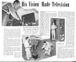 1798 - His Vision Made Television. Philo T. Farnsworth. Popular Science (1), 1940
