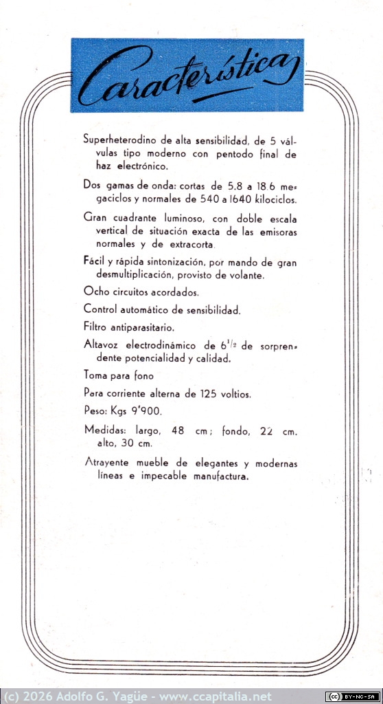 1860 - Radio Invicta modelo 305. El Imán del Eter (2), 1945