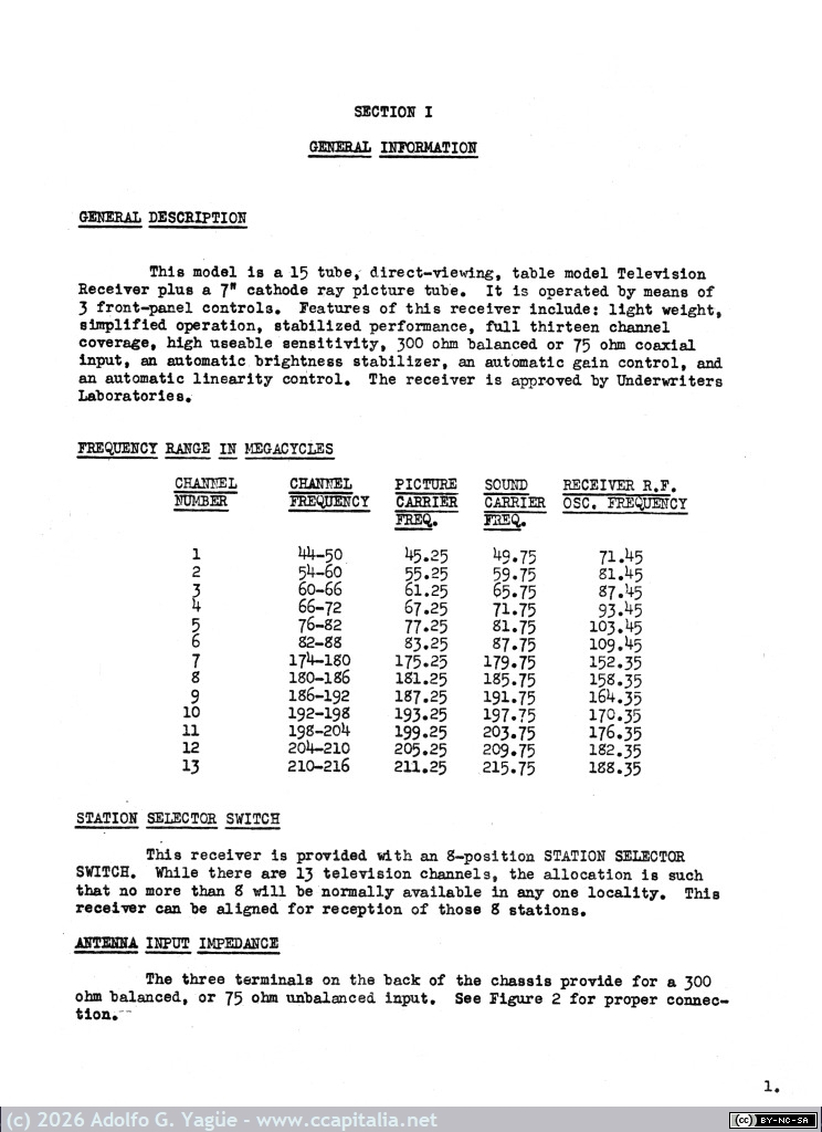 1695 - Motorola Television Receiver Model VT-71. Service Manual (2), 1948