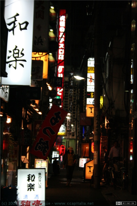 Callejón zona de Ginza
