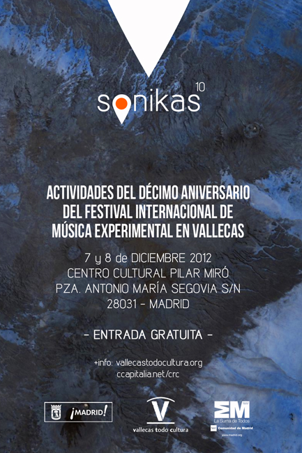 Flyer Décima Edición Sonikas (Diciembre)
