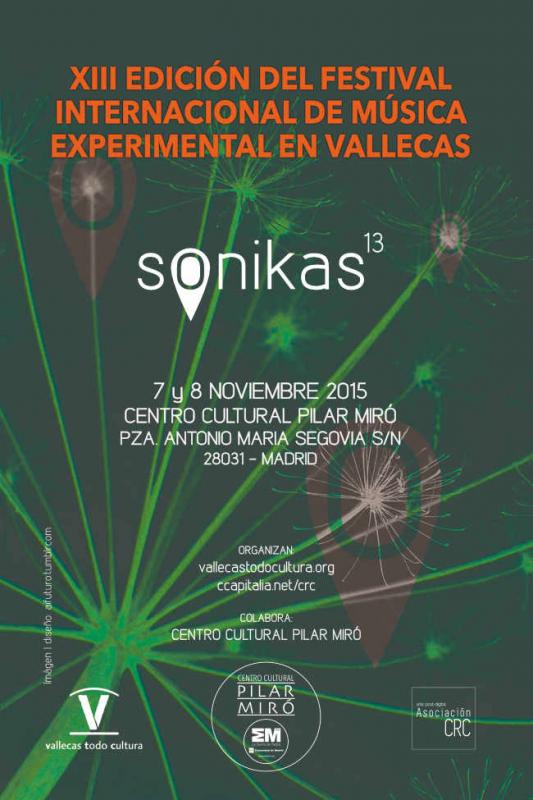 Flyer Sonikas 13 - 7 y 8 Noviembre 2015