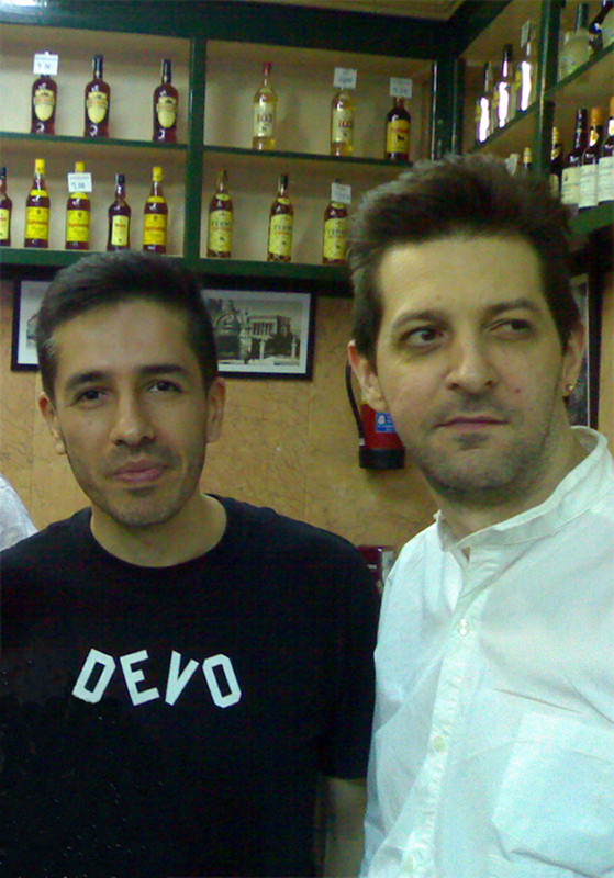 Aldo Linares y Vadim en el Rivas, 2009