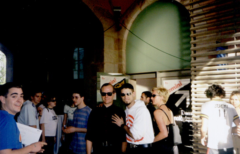 Ralf Hütter (Kraftwerk) y Molina (Fractal 6), Sonar 98
