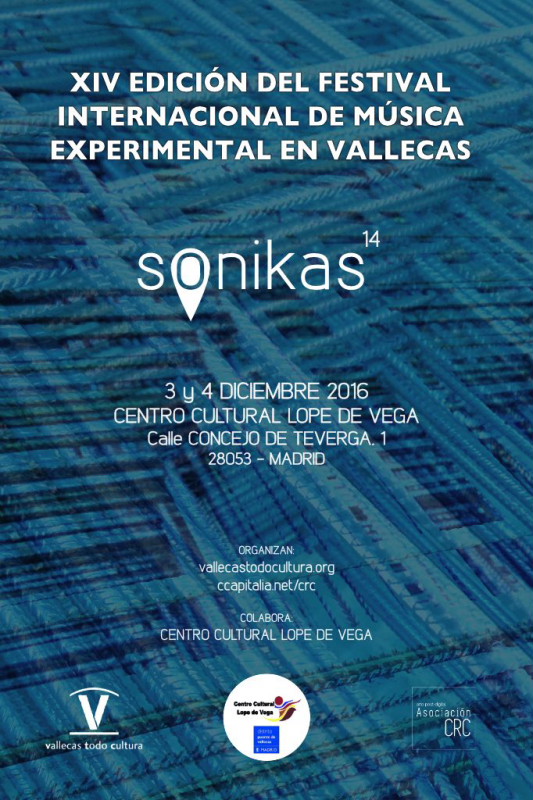 Flyer Sonikas 14 - 3 y 4 Diciembre 2016