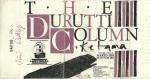 Entrada The Durutti Column @ Astoria1985 [Firmada Vini Reilly]