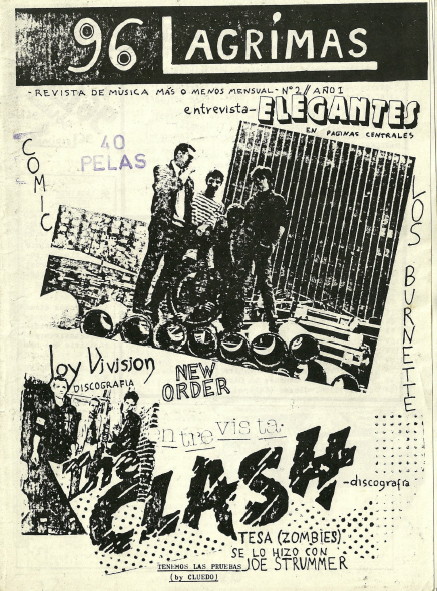 Portada Fanzine 96 Lágrimas Nº '2'